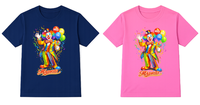 CAMISETA UNISEX "FUNNY CLOWN"