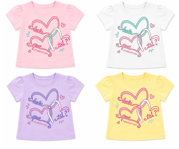 GIRL'S "3 LOVES" T-SHIRT