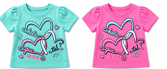 GIRL'S "3 LOVES" T-SHIRT