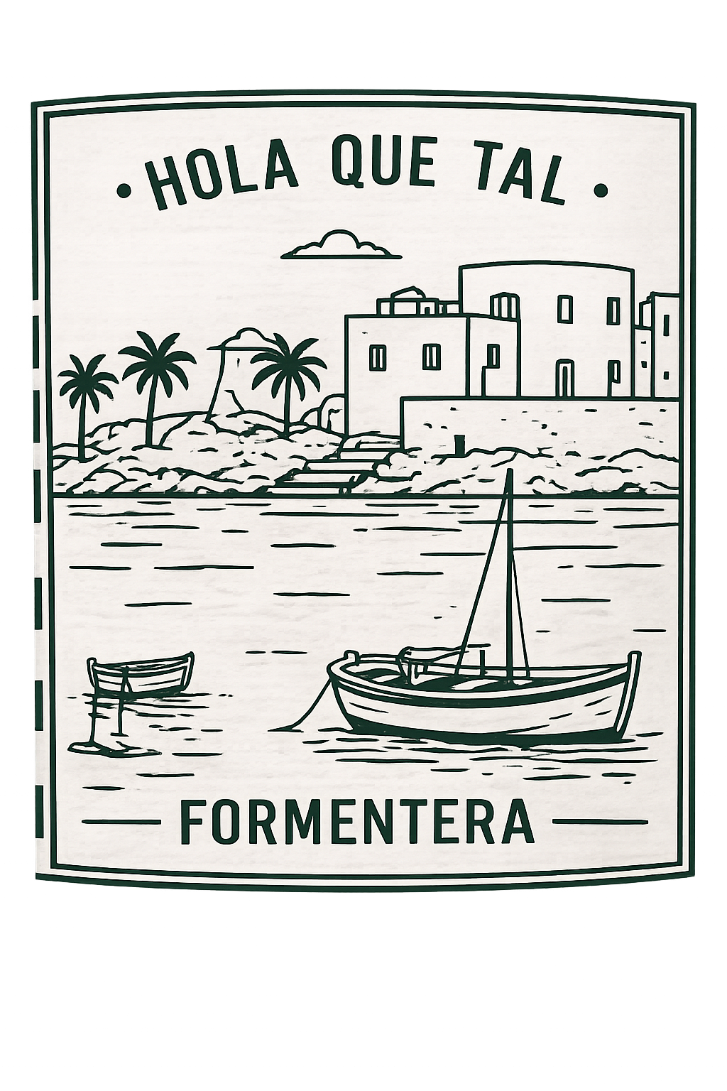 CAMISETA HOMBRE "PUERTO MARINERO"