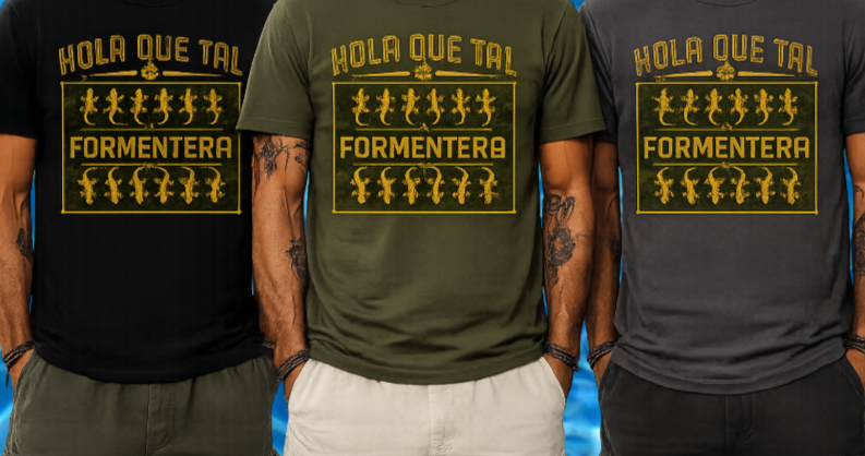 CAMISETA HOMBRE "12 LAGARTOS"