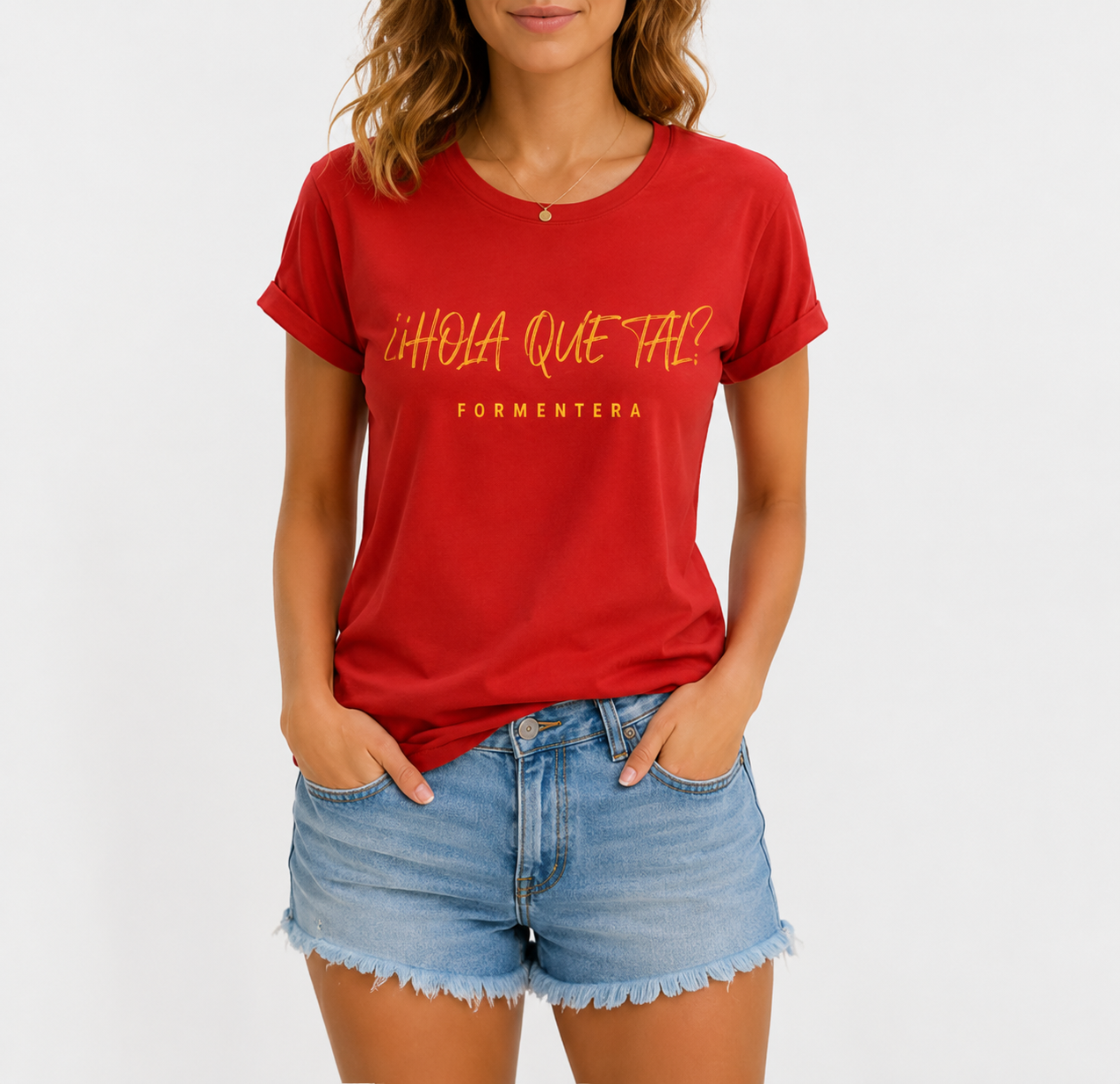 CAMISETA MANGA CORTA Y TIRANTES CLÁSICA