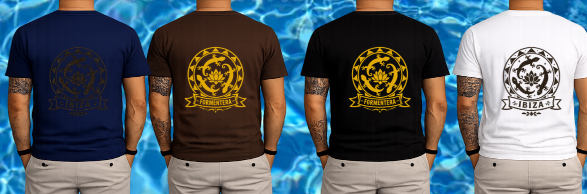 CAMISETA HOMBRE "FLOR DE LOTO"