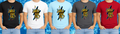 CAMISETA HOMBRE "RAYO METALIZADO"