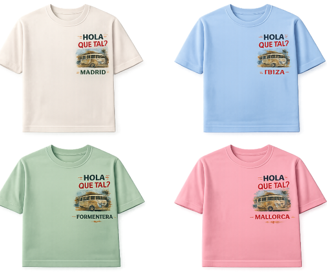 CAMISETA UNISEX INFANTIL "CLASSIC HIPPIE VAN"