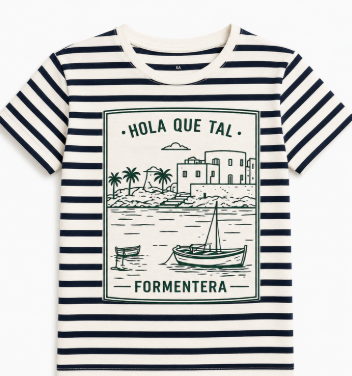 CAMISETA INFANTIL UNISEX "PUERTO MARINERO"