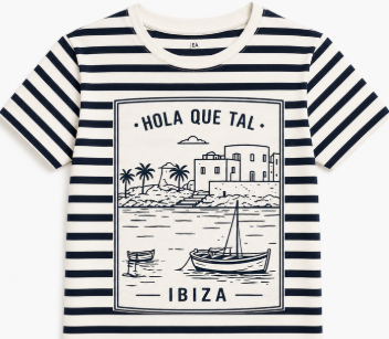 CAMISETA INFANTIL UNISEX "PUERTO MARINERO"