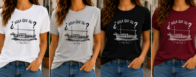 CAMISETA MUJER "BARCA LLAUT"