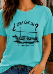 CAMISETA MUJER "BARCA LLAUT"