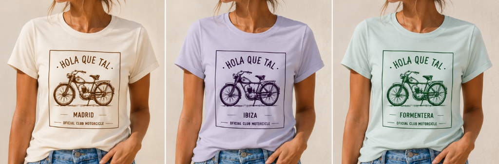 "OFFICIAL MOTORCYCLE CLUB" SHORT-SLEEVED T-SHIRT