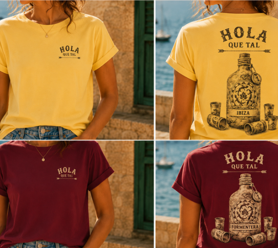 CAMISETA MUJER "BOTELLA MISTERIOSA"