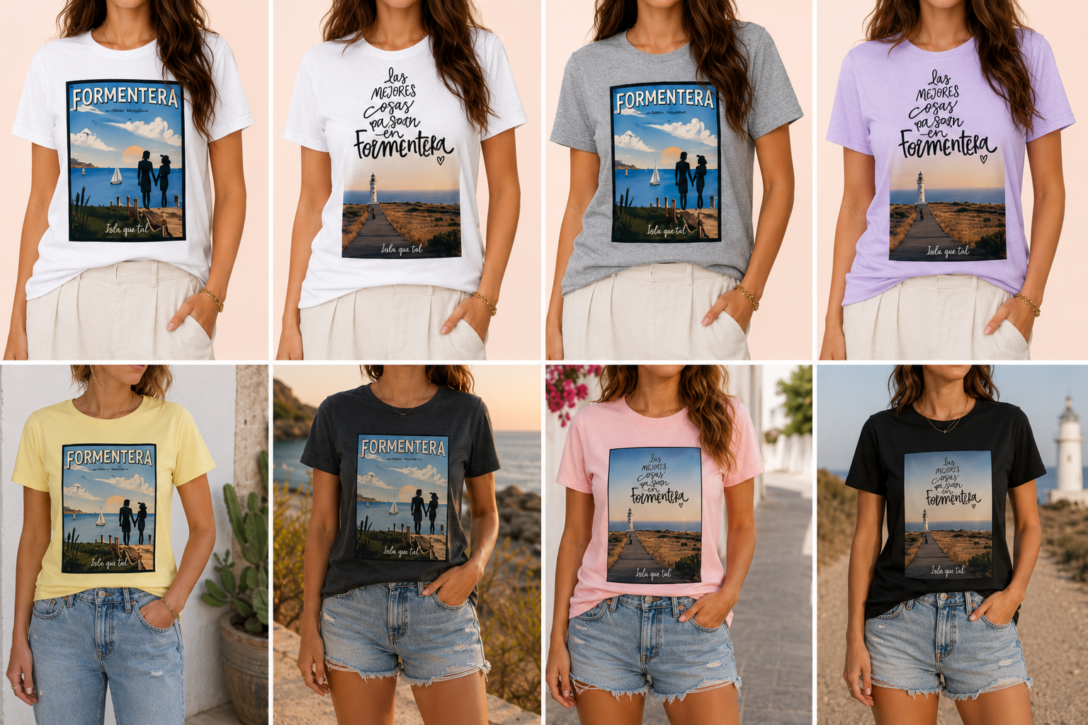 CAMISETA MANGA CORTA MUJER "ANTIGUOS RECUERDOS"