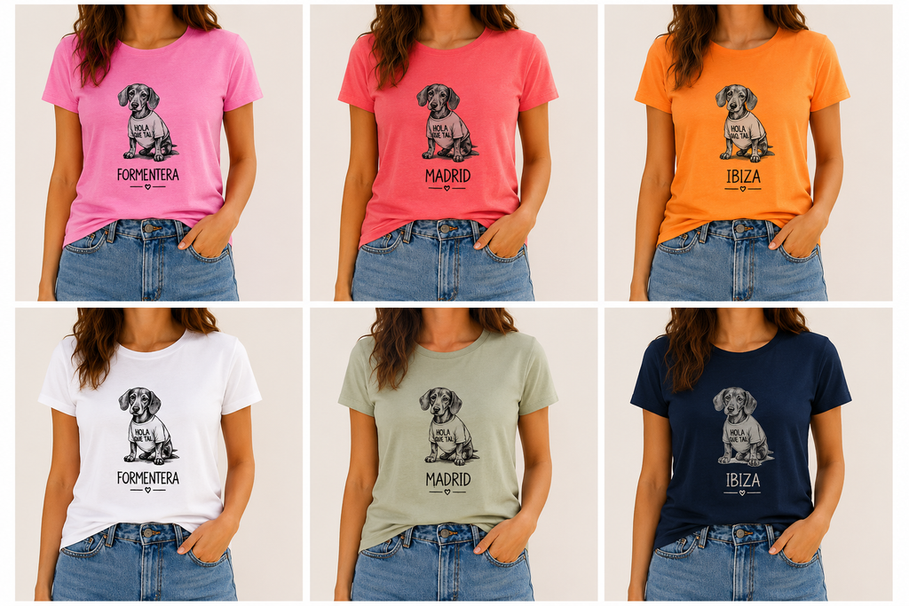 WOMEN'S T-SHIRT "DACHSHUND"