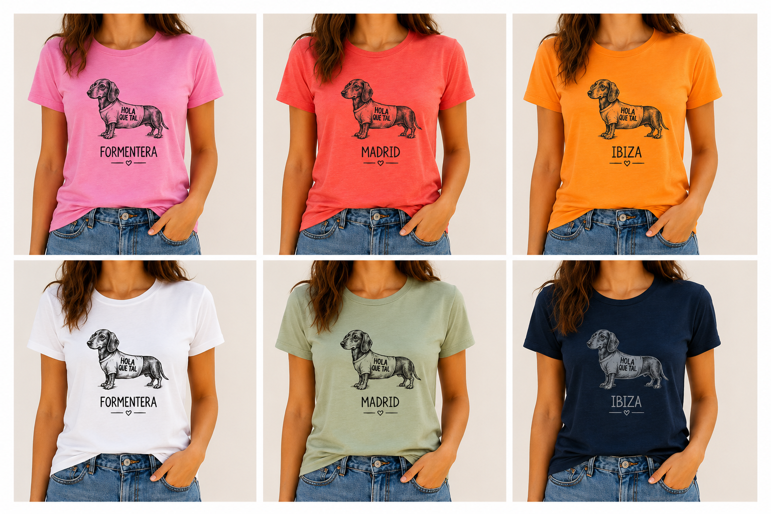 CAMISETA MUJER "TECKEL"