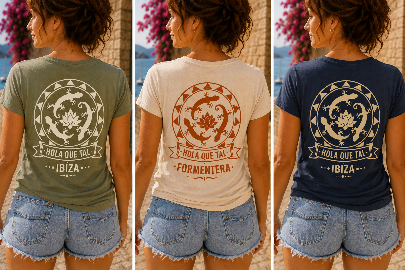 CAMISETA MUJER "FLOR DE LOTO"