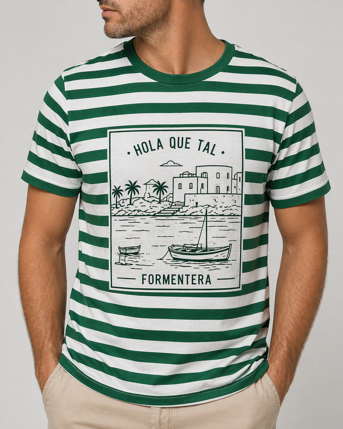 CAMISETA HOMBRE "PUERTO MARINERO"