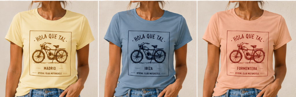 "OFFICIAL MOTORCYCLE CLUB" SHORT-SLEEVED T-SHIRT