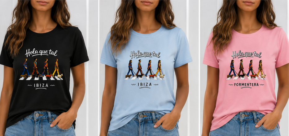 CAMISETA MUJER EDICION ESPECIAL "THE BEATLES"