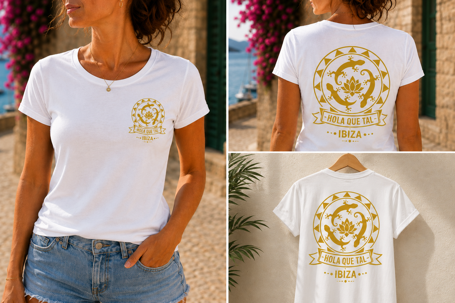 CAMISETA MUJER "FLOR DE LOTO"