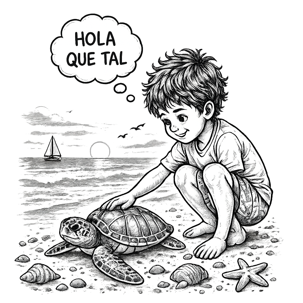 CAMISETA INFANTIL UNISEX "TORTUGA"