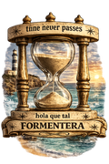 CAMISETA MUJER "TIME NEVER PASSES"