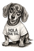 CAMISETA MUJER "TECKEL"