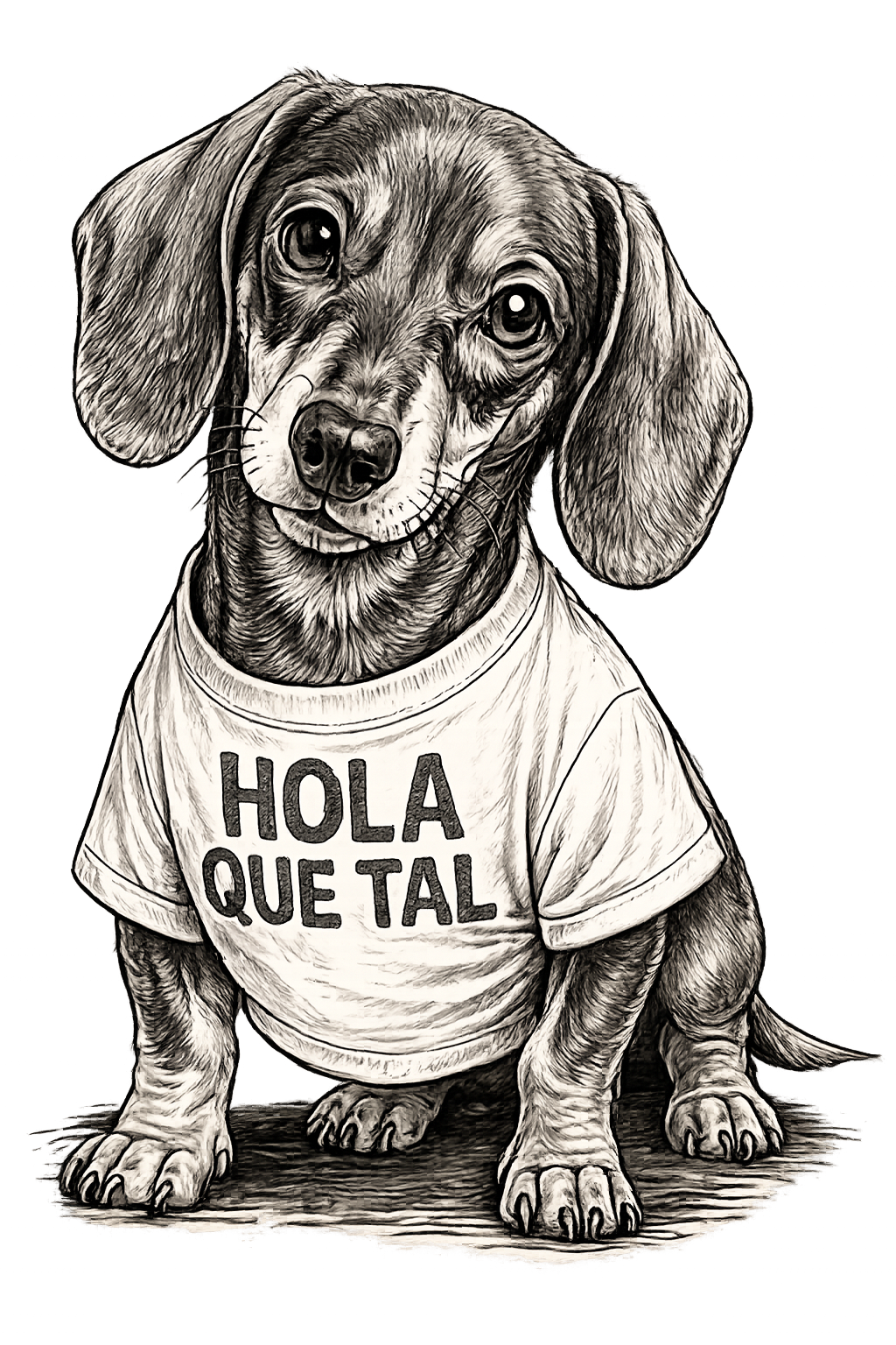 MEN'S T-SHIRT "DACHSHUND"