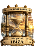 MEN'S T-SHIRT "TIME NEVER PASSES"