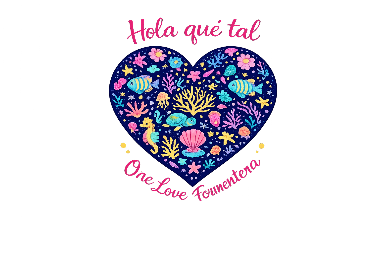 CAMISETA NIÑA "CORAZÓN DE MAR"