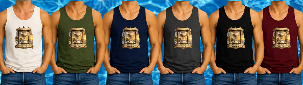 MEN'S T-SHIRT "TIME NEVER PASSES"