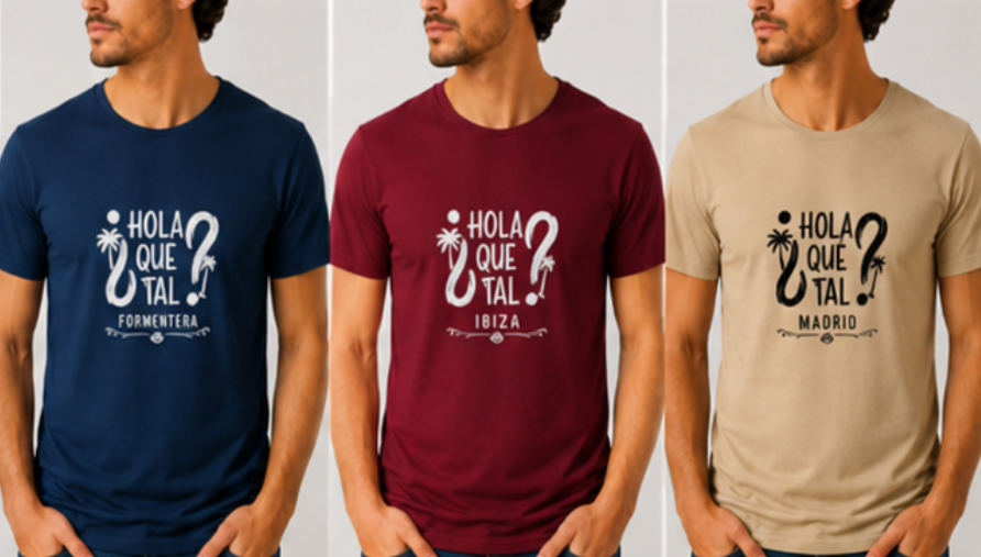 CAMISETA HOMBRE "PALMERAS"