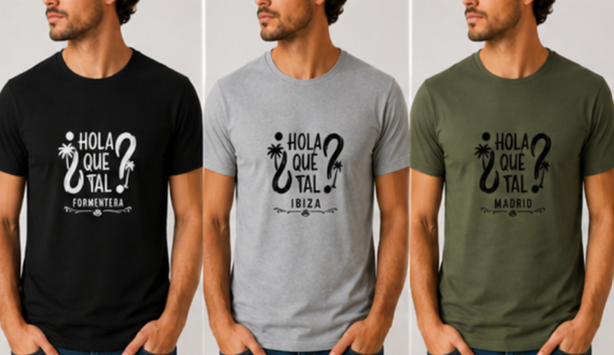 CAMISETA HOMBRE "PALMERAS"