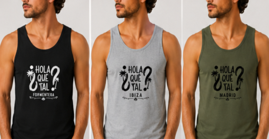 CAMISETA HOMBRE "PALMERAS"
